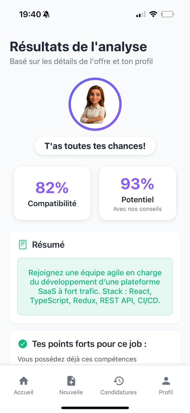 Création de CV